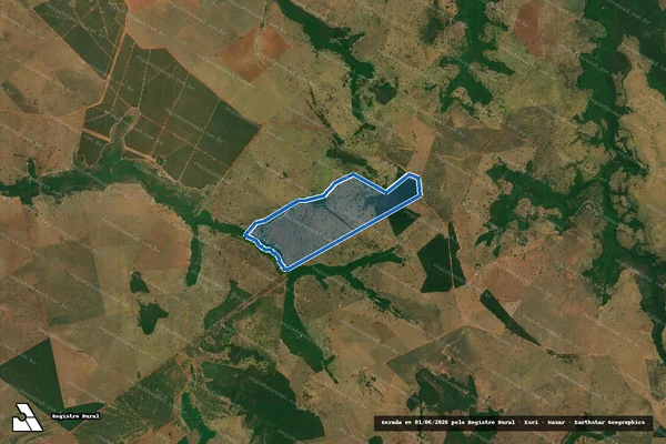 Imagem de satélite de Fazenda Invernada / Fazenda Invernada em Cassilândia - MS