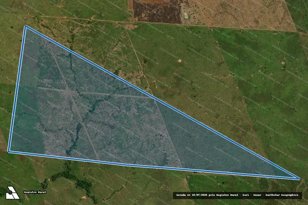 Imagem de satélite de GLEBA RECREIO DO SANTO ANTONIO em Lábrea - AM