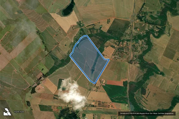 Imagem de satélite de Fazenda Brejinho VIII - Parte 01 em Araçatuba - SP