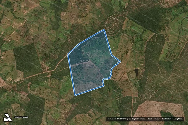 Imagem de satélite de LOTE 32 - Parte 1 em Itacajá - TO