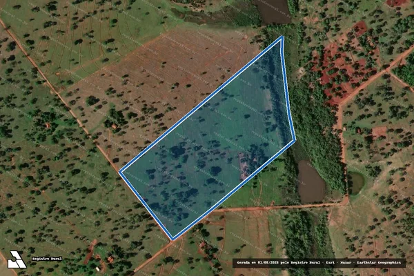 Imagem de satélite de LOTE 150 - Projeto de Assentamento Reserva - Parte 1 em Limeira do Oeste - MG
