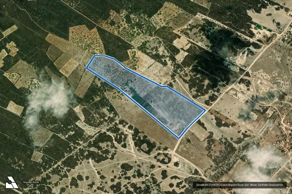 Imagem de satélite de SITIO BENTO PEREIRA ? LOTE 1756 - Parte 1 em Russas - CE
