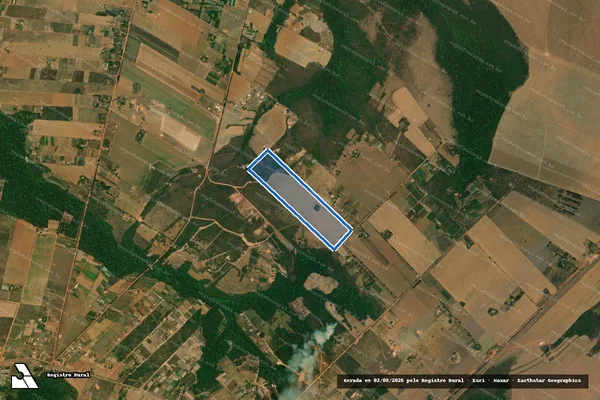 Imagem de satélite de Projeto de Assentamento Santo Antônio da Fartura – Lote 239 em Cuiabá - MT