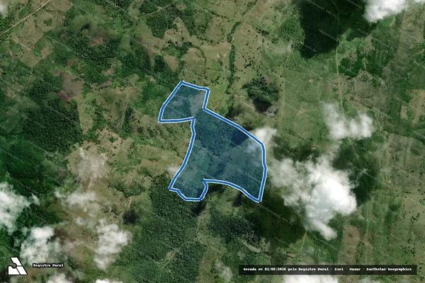 Imagem de satélite de FAZENDA BOA UNIÃO - Parcela 1 em Aurelino Leal - BA
