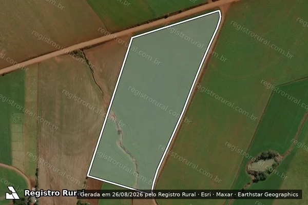 Imagem de satélite de ÁREA SANTA CATARINA ? NEREU ANTÔNIO CHERINI / ANTÔNIO MARIO CHERINI - NEREU  CHERINI / ANTÔNIO MARIO CHERINI? ÁREA SANTA CATARINA em Espumoso - RS