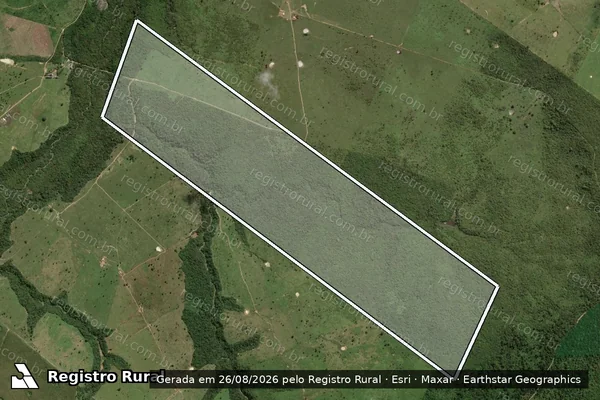 Imagem de satélite de FAZENDA MONTE SERRANO - Parcela 1 em Itinga do Maranhão - MA