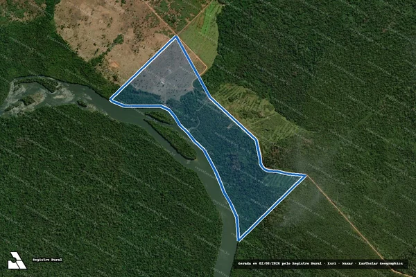 Imagem de satélite de Fazenda Caiman - Gleba B em Juara - MT