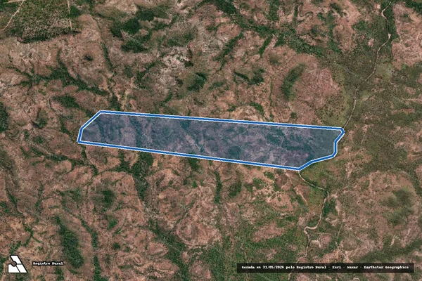 Imagem de satélite de Carnaíba Data Cachoeira - Parcela 1 em Barão de Grajaú - MA