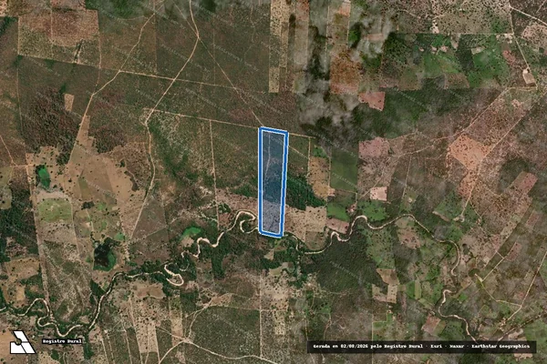 Imagem de satélite de FAZENDA OLHOS  DAGUA - GLEBA03 em Pintópolis - MG
