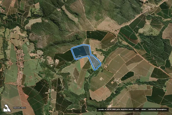 Imagem de satélite de FAZENDA FOLHADOS - Gleba 03 em Patrocínio - MG
