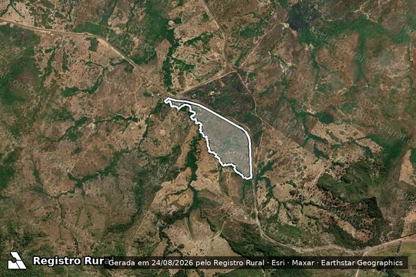 Imagem de satélite de FAZENDA PEDROZO _ LOTE 06 / LOTEAMENTO CRIXAS - Gleba 01 em Crixás - GO