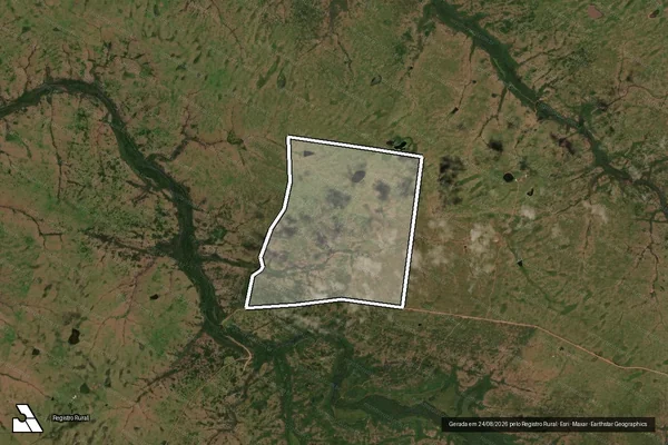 Imagem de satélite de Fazenda Santa Julia em Sant'Ana do Livramento - RS