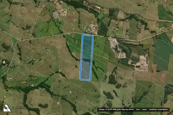 Imagem de satélite de Sítio dos Anjos - Sítio dos Anjos em Pereiras - SP