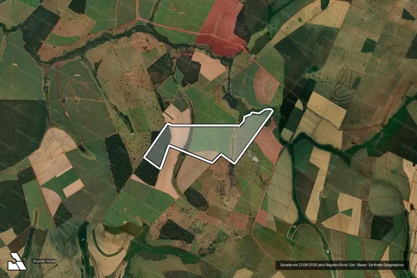 Imagem de satélite de FAZENDA BARREIRO ?SÃO MARCOS? - 40.560-3 em Limeira do Oeste - MG