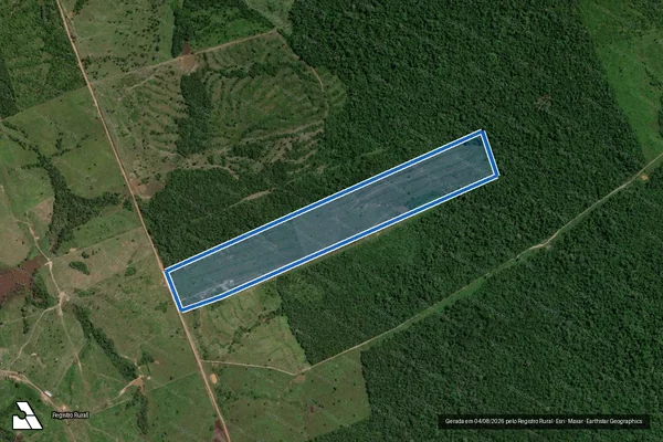 Imagem de satélite de Fazenda Maria Madalena - Faz. Maria Madalena em Bom Jesus do Tocantins - PA