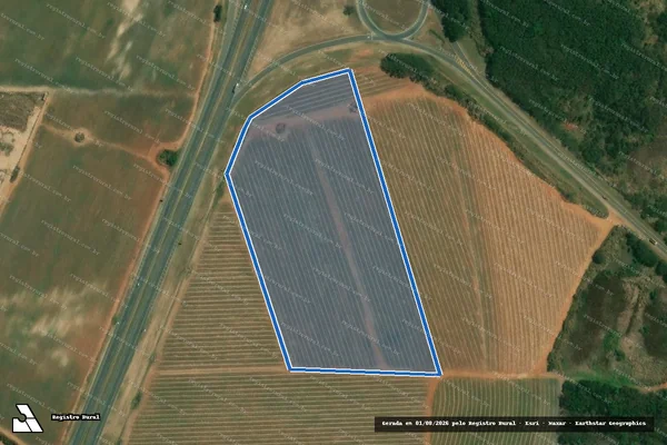 Imagem de satélite de FAZENDA CANADÁ "Gleba - D" - GLEBA - D em Rio das Pedras - SP