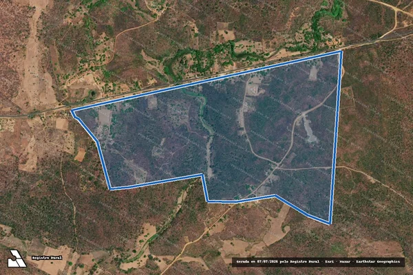 Imagem de satélite de PAQUETA DATA VAJOTA / Parte 1 em Oeiras - PI