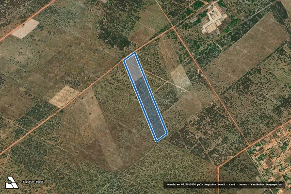 Imagem de satélite de PROJETO DE ASSENTAMENTO MAÍSA ? LOTE 347 - Parte 1 em Mossoró - RN