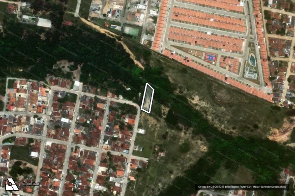 Imagem de satélite de FAZENDA SÃO PEDRO I - Gleba 3 em Teixeira de Freitas - BA