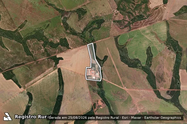 Imagem de satélite de Fazendas Nova Geração ? Unidade Vale do Araguaia - 005 em Nova Nazaré - MT