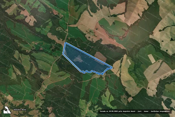 Imagem de satélite de Imóvel Água Comprida - Imóvel Água Comprida em Tibagi - PR