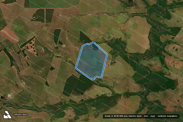 Imagem de satélite de Fazenda Boi de Guia - Área 01 em Camapuã - MS