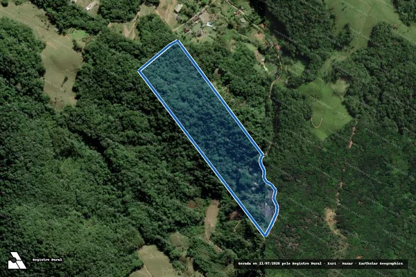 Imagem de satélite de Fazenda Sítio Velho - Parte 1 em Águas Mornas - SC