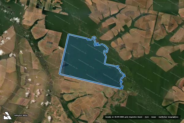Imagem de satélite de Fazenda Tamakavy - Fazenda Tamakavy Parte ? 07 em Querência - MT