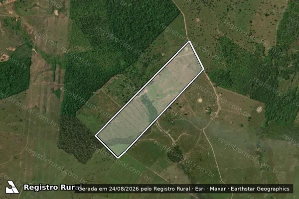 Imagem de satélite de RETIRO TABU - PARCELA 02 em Marabá - PA
