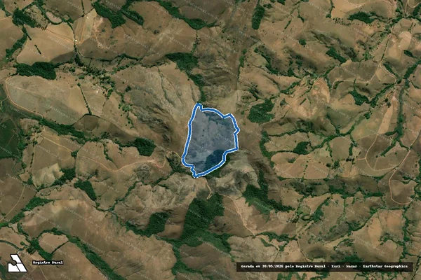 Imagem de satélite de Residência - Parte 1 em Andrelândia - MG