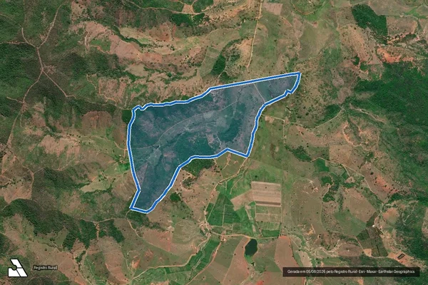 Imagem de satélite de Fazenda Shalom - Parcela 1 em Aimorés - MG