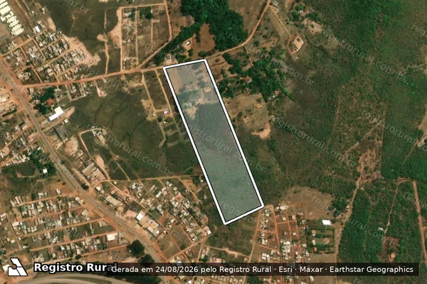 Imagem de satélite de FAZENDA PAPUDA 2 - GLEBA 1 - Parcela 177 em Brasília - DF