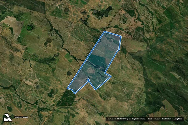 Imagem de satélite de Fazenda Taboco - Gleba B em Aquidauana - MS