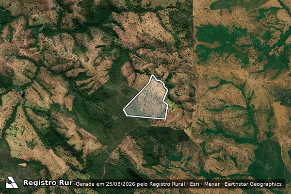 Imagem de satélite de Fazenda Engenho D Agua - PARTE 1 em Mara Rosa - GO