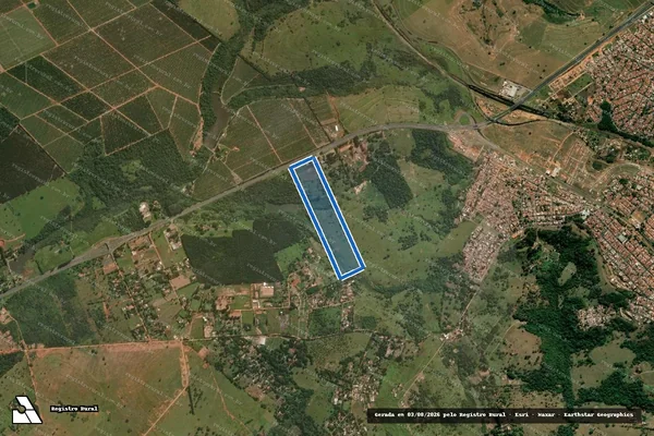 Imagem de satélite de CHACARA NOSSA SENHORA APARECIDA - Parcela 1 em Bauru - SP