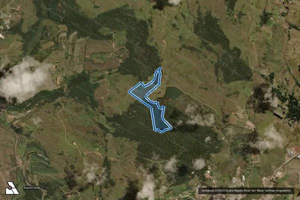 Imagem de satélite de Fazenda Morro Agudo - AREA 1 em São Joaquim - SC