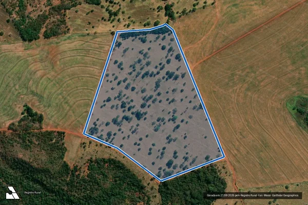 Imagem de satélite de Fazenda Perobas - Quebra Pé - 001 em Campina Verde - MG