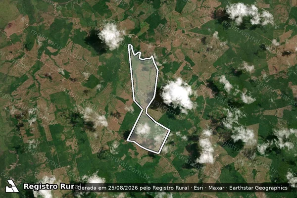 Imagem de satélite de FAZENDA PIMENTEIRA - Parte 02 em Pedro do Rosário - MA