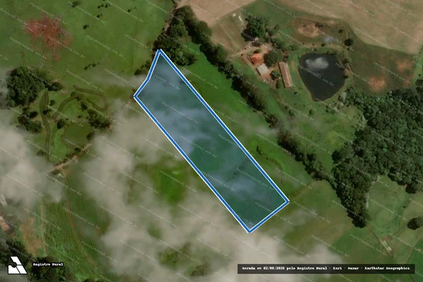 Imagem de satélite de PROJETO DE DESMEMBRAMENTO RURAL - Lote Gleba-23 em Concórdia - SC