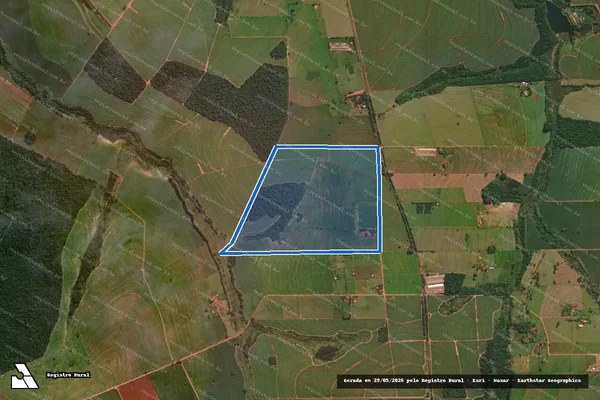 Imagem de satélite de FAZENDA ÁGUA DA PRATA - Parcela 1 em Santa Fé - PR