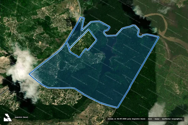 Imagem de satélite de FAZENDA SANTA TERESA - Parte 2 em Santa Luzia do Itanhy - SE