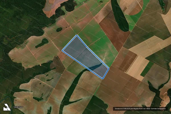 Imagem de satélite de Fazenda Zanoni - Parte 5-A em Novo São Joaquim - MT