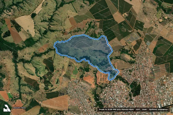 Imagem de satélite de FAZ BOA VISTA lugar  NITERÓI - Parte 1 em Carmo do Paranaíba - MG