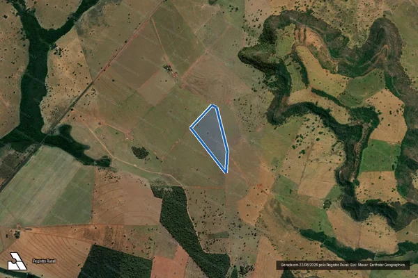 Imagem de satélite de FAZENDA ESCONDIDA - PARCELA 2 em Caçu - GO