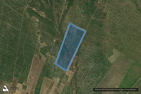 Imagem de satélite de FAZENDA CAJÁ - Parte 1 em Biritinga - BA