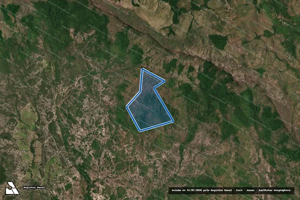 Imagem de satélite de FAZENDA HORTA - LOTE 19 - Gleba 04 em Cavalcante - GO