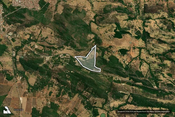 Imagem de satélite de FAZENDA JENIPAPO - 001 em Pirenópolis - GO