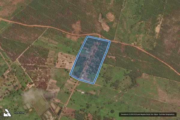 Imagem de satélite de FAZENDA MANDACARU - VILA em Riachão das Neves - BA