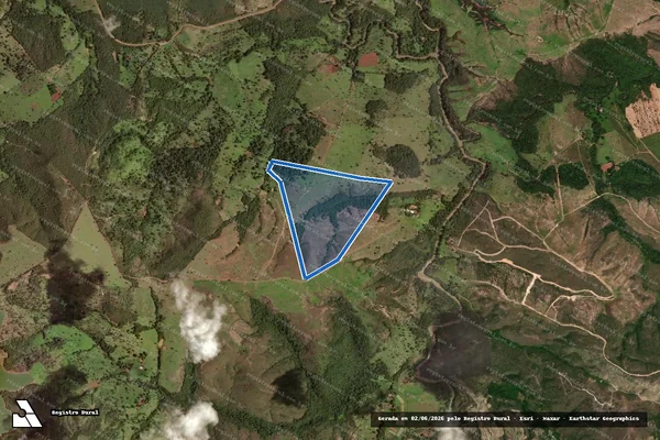 Imagem de satélite de Fazenda Santo Antônio - Matrícula 9256 ? Área B em Corumbá de Goiás - GO