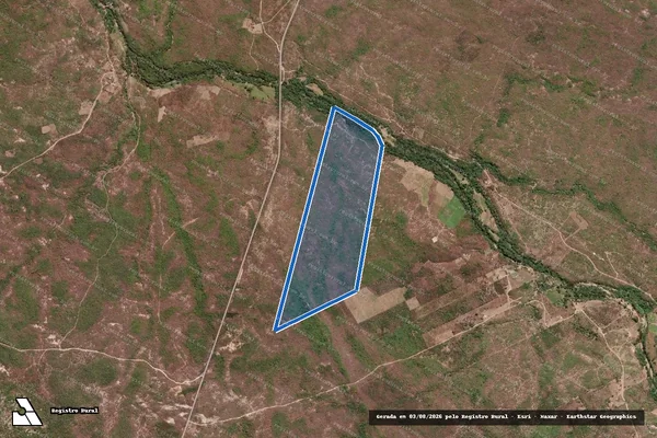 Imagem de satélite de Fazenda Paraná e Itaperi - Parte 1 em Santa Quitéria - CE